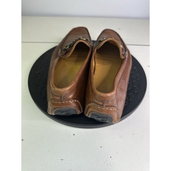 Cole Haan C09298 Men 9.5 M Cognac Leather Horsebit Dress Loafers Slip-on Shoe - Picture 3 of 10